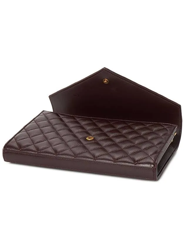 Cross Logo Bag Dedicated support Saint Expedited shipping Laurent Cassandre Brown