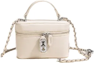 Crossbody Bag for Women Y2K Trendy Small Vegan Leather Hobo Purses Shoulder Handbags with Chain Strap