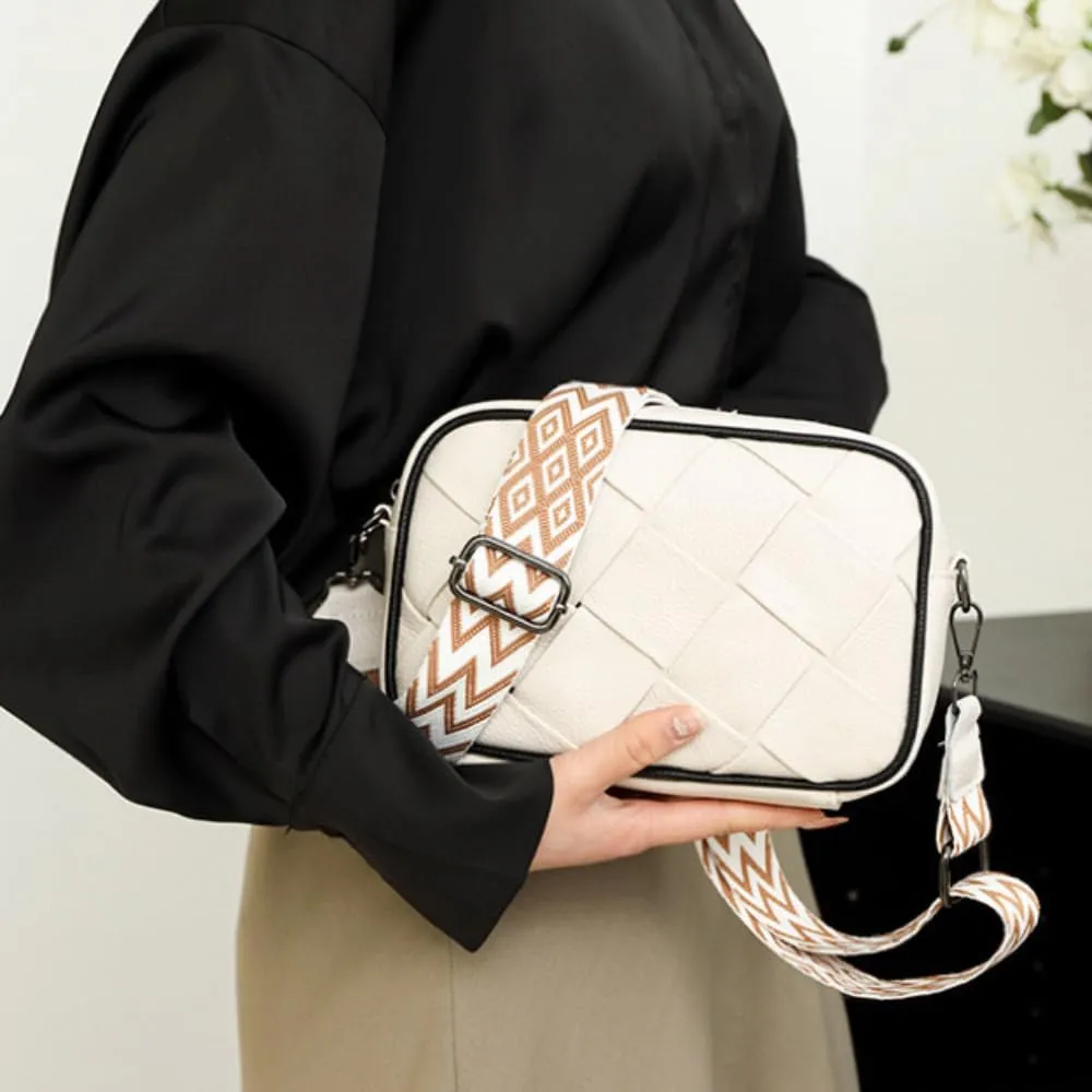 Crossbody Bags for Women Genuine Leather Purses Small Shoulder Handbags for Women Multipurpose Cross Body With Wide Strap