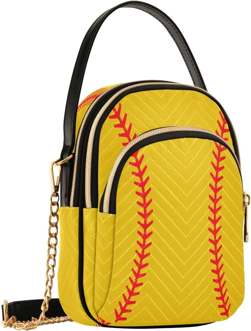 Crossbody Bags for Women Quilted Chain Crossbody Purses Trendy Cross Body Phone Purse Handbag