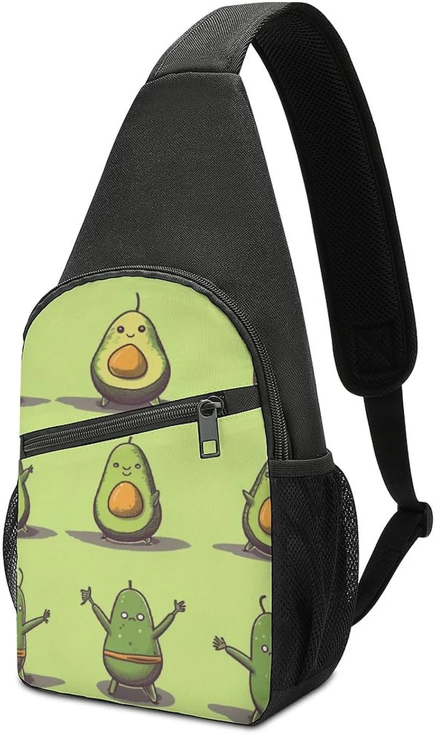 Crossbody Bags for Women Sling Backpack Sports Fruit Chest Bag Daypack Fanny Pack Cross Body Bag
