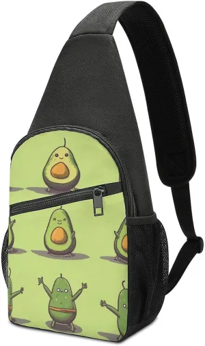Crossbody Bags for Women Sling Backpack Sports Fruit Chest Bag Daypack Fanny Pack Cross Body Bag