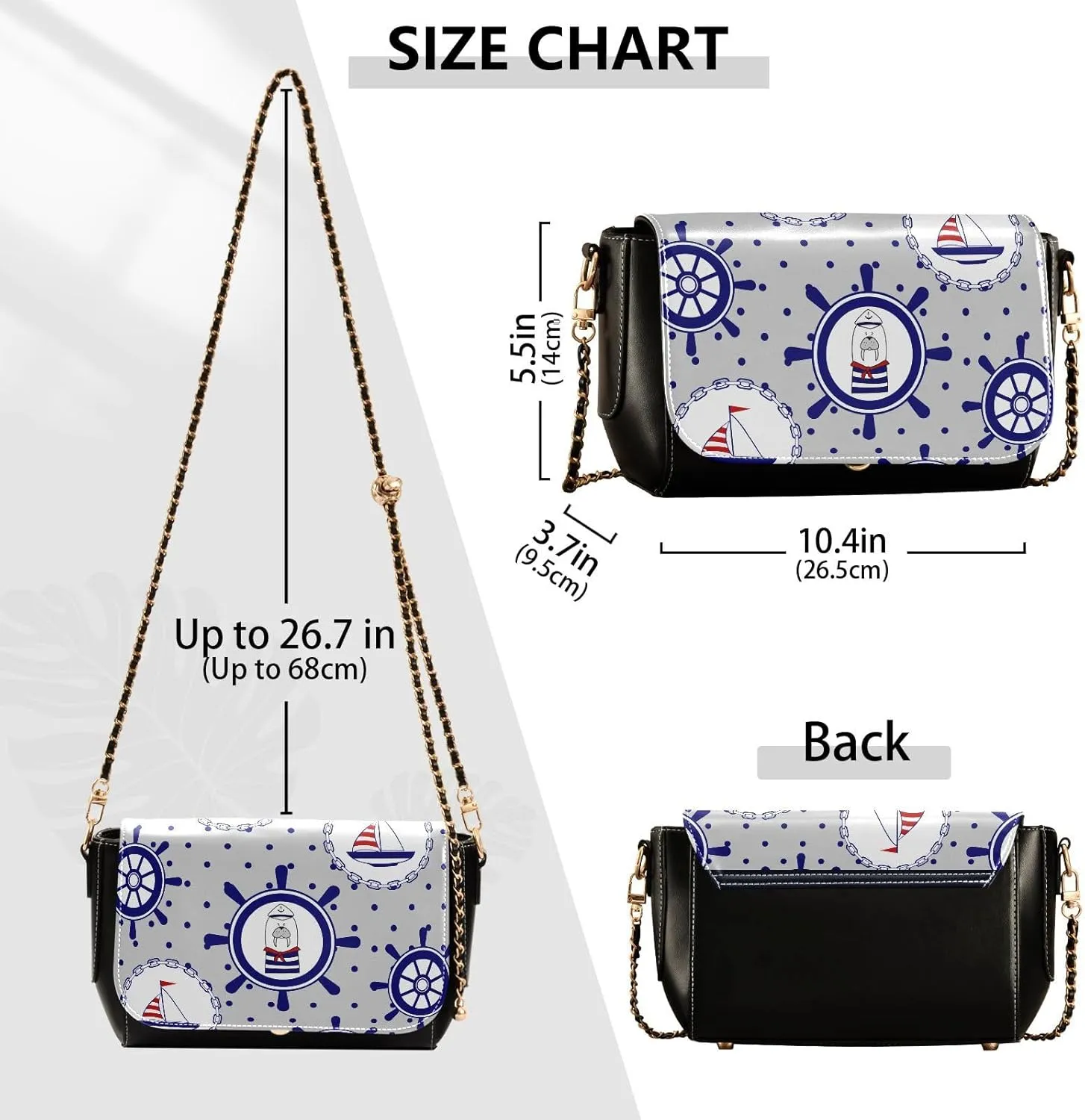 Crossbody Bags for Women Trendy Women's Black Shoulder Bag Small PU Leather Flap Cross Body Bag Handbags