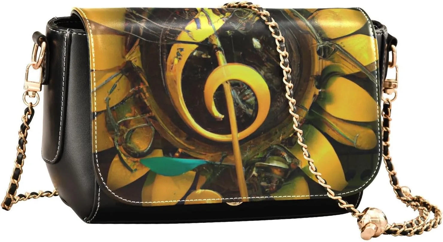 Crossbody Bags for Women Trendy Women's Black Shoulder Bag Small PU Leather Flap Cross Body Bag Handbags