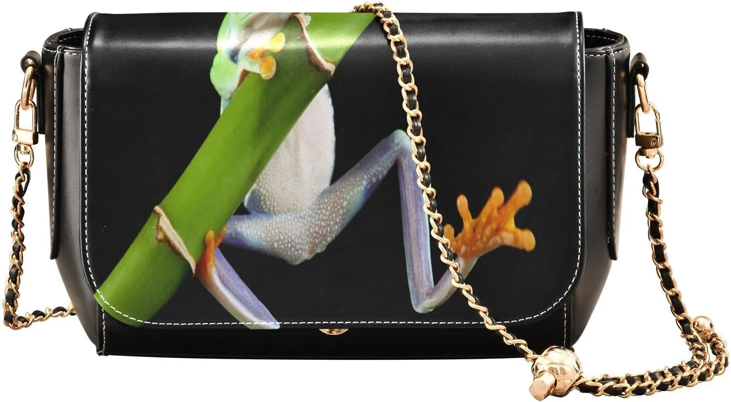 Crossbody Bags for Women Trendy Women's Black Shoulder Bag Small PU Leather Flap Cross Body Bag Handbags