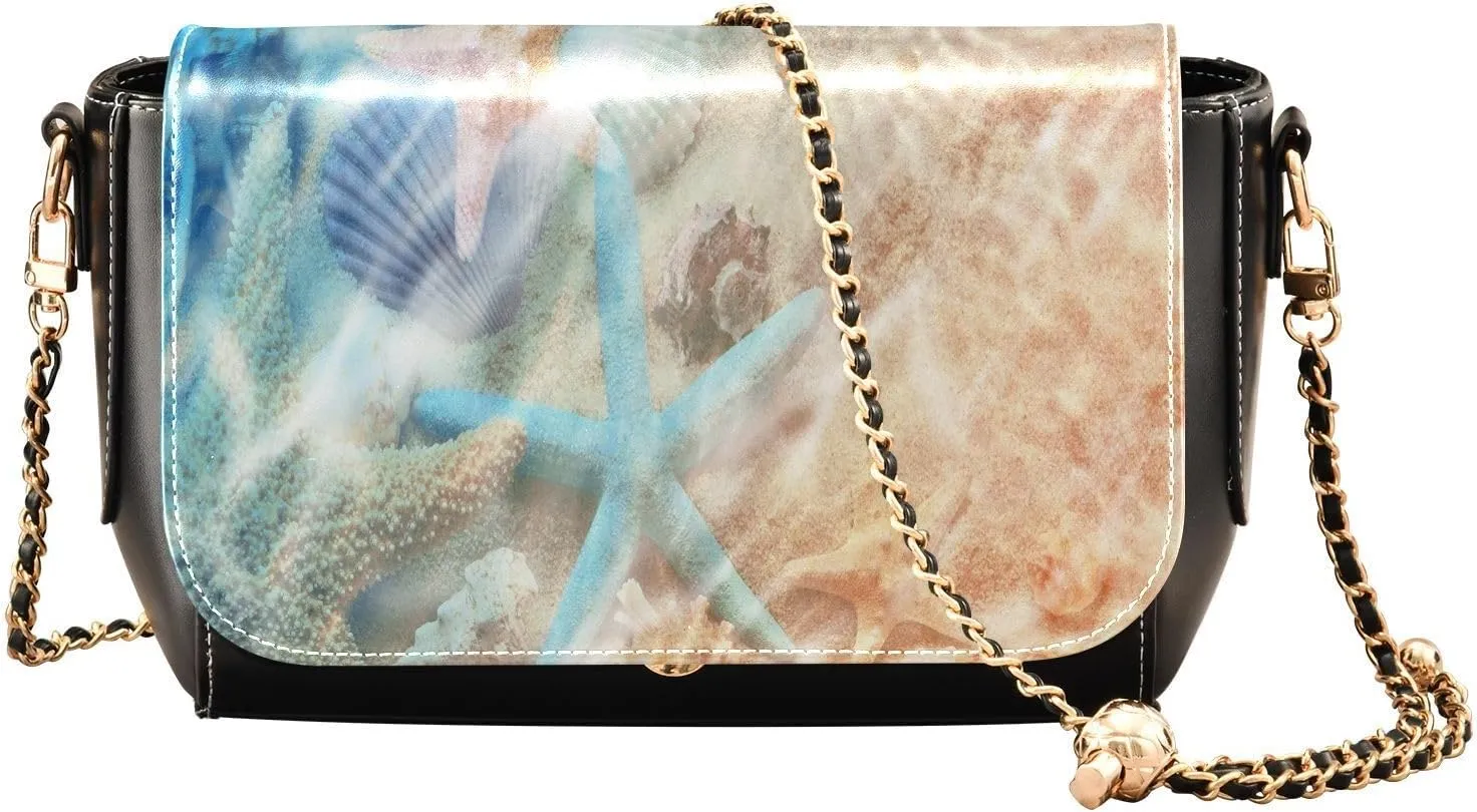 Crossbody Bags for Women Trendy Women's Black Shoulder Bag Small PU Leather Flap Cross Body Bag Handbags