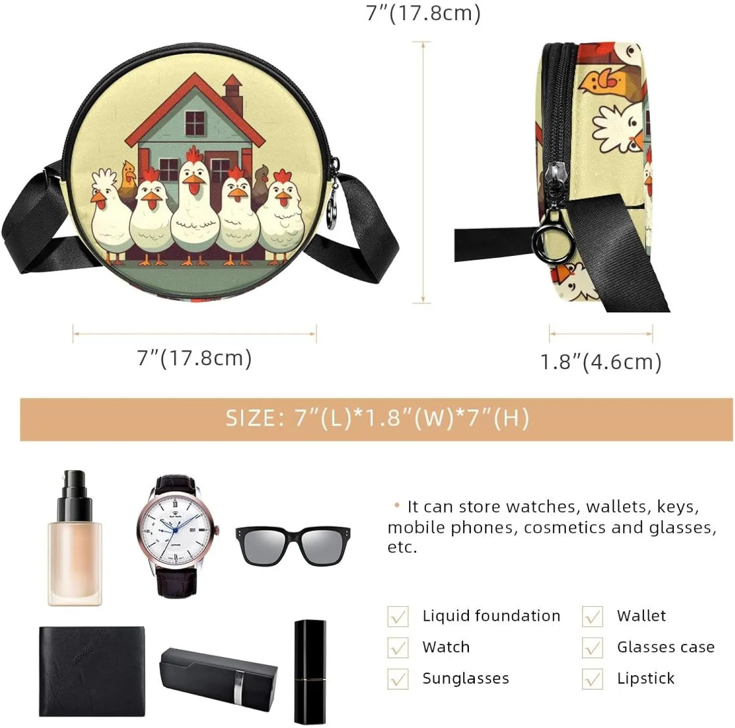 Crossbody Bags for Women,Crossbody Bag Men,Small Sling Bag,Crossbody Purse