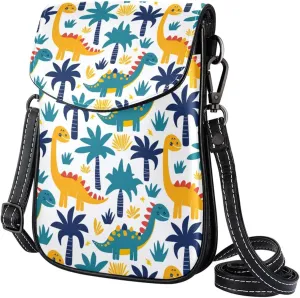 Crossbody Bags for Women,Crossbody Bag Men,Small Sling Bag,Dinosaur Animal Pattern,Crossbody Purse
