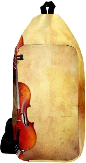 Crossbody Bags for Women,Crossbody Bag Men,Small Sling Bag,Vintage Italian Violin,Crossbody Purse