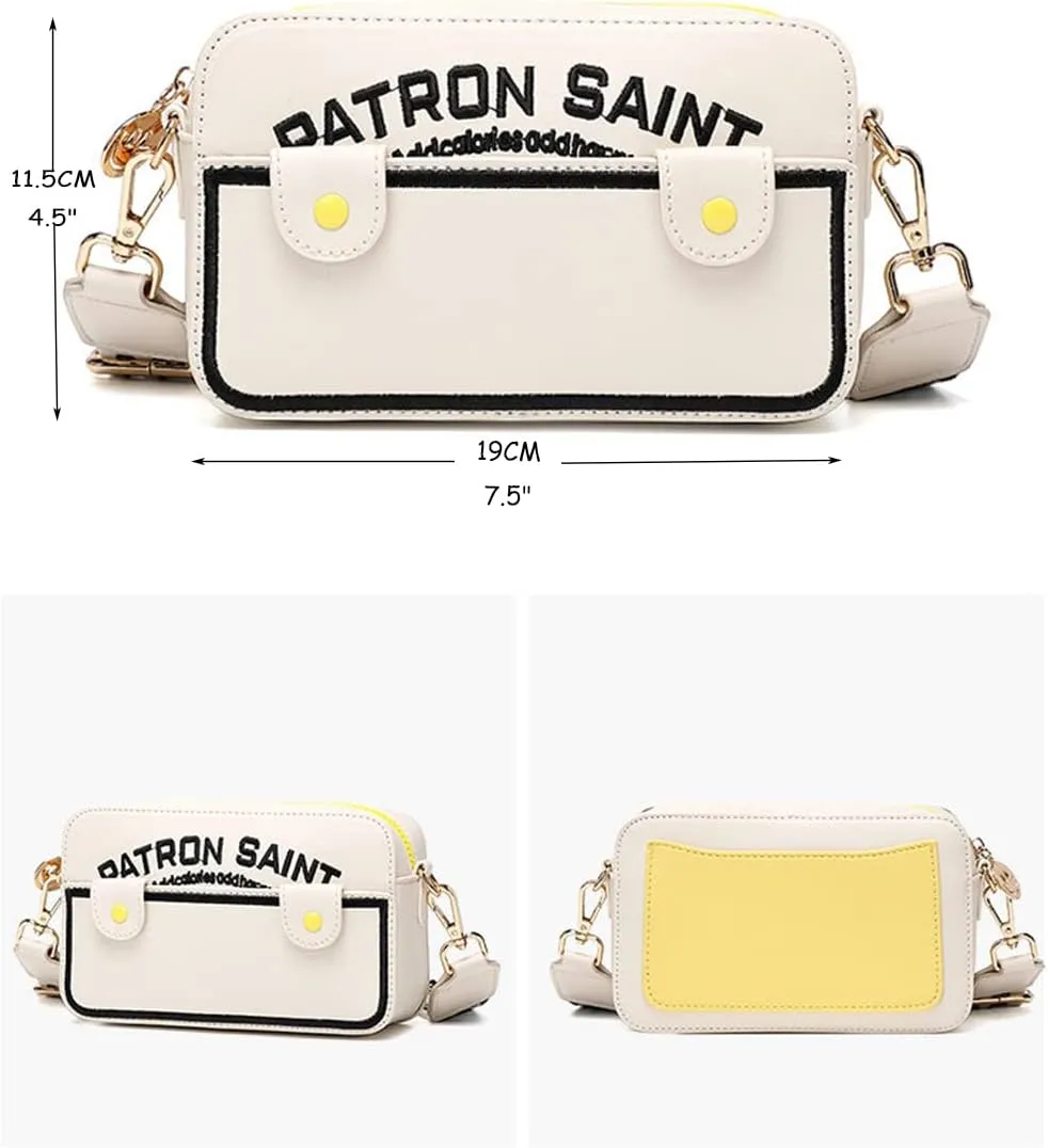 Crossbody Bags for Women,PU Leather Crossbody Purses for Women Shoulder Bag Retro Classic Purse Clutch Shoulder HandBag