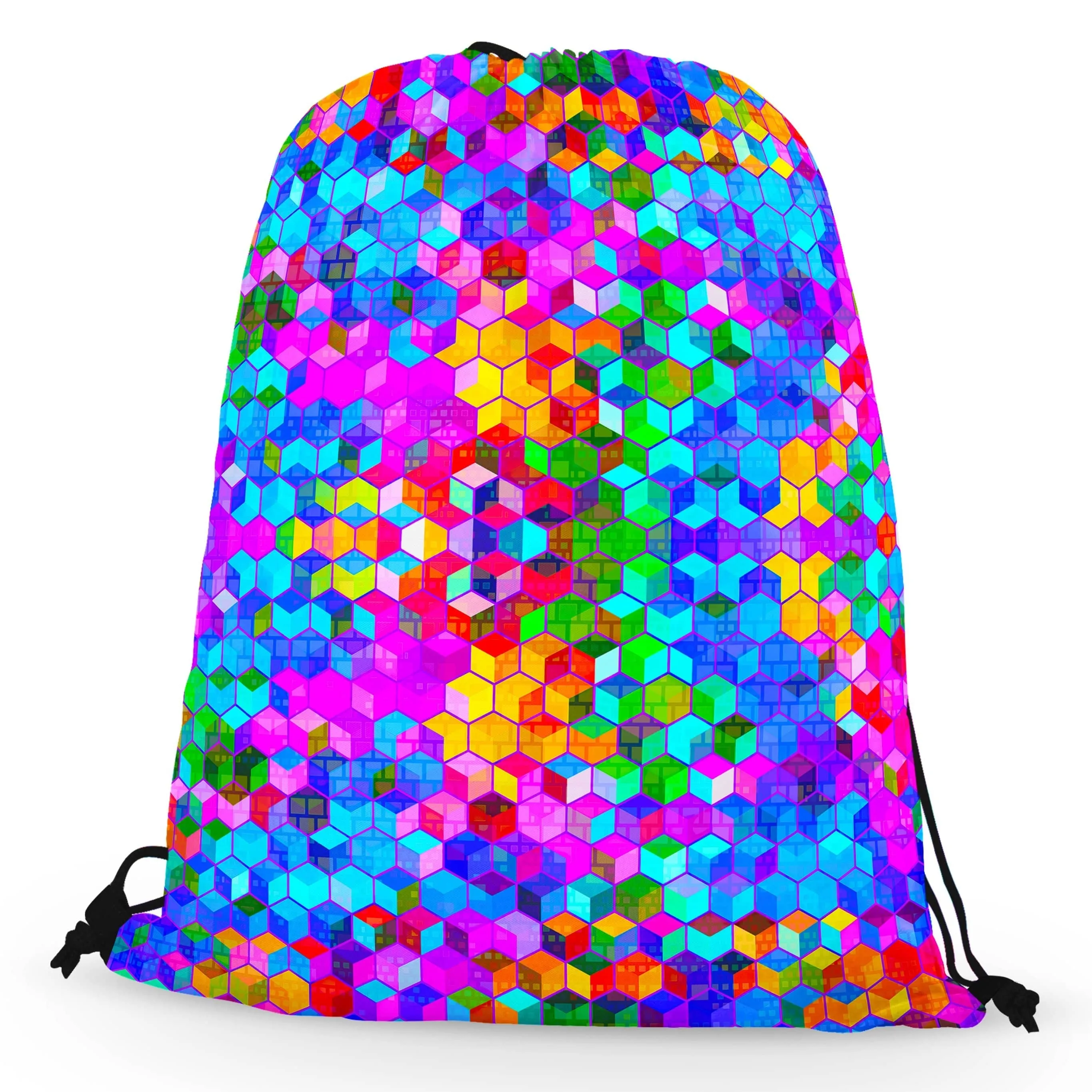 Cubism Drawstring Bag