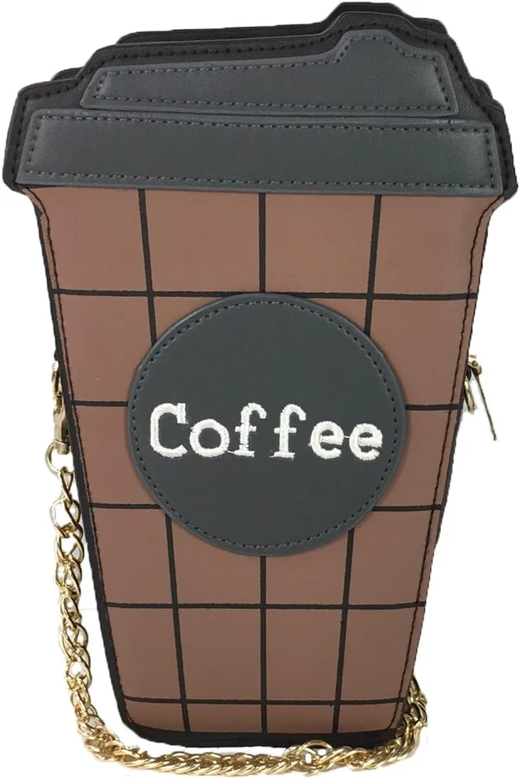 Cup Of Joe Coffee Crossbody, Brown