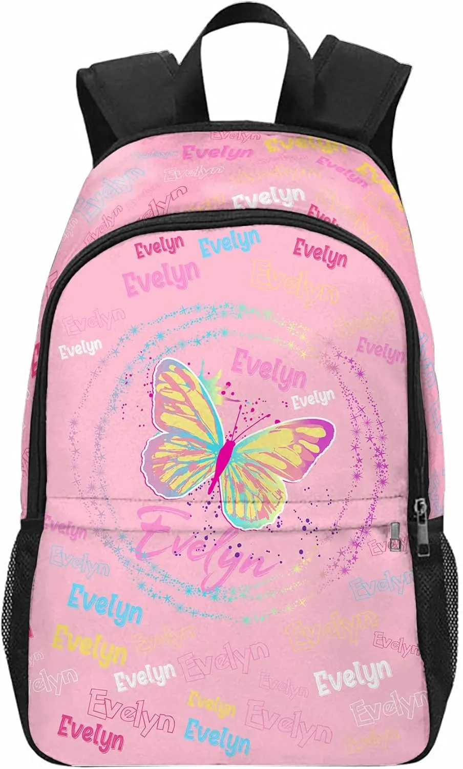 Custom Backpack for Kids Personalized School Backpacks Girls Boys with Name Customized School Bookbag with Lunch Box Bookbag for Daughter Son Fashion Unique Gift for Preschool Kindergarten