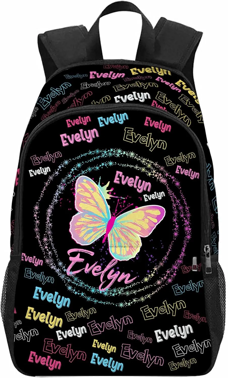Custom Backpack for Kids Personalized School Backpacks Girls Boys with Name Customized School Bookbag with Lunch Box Bookbag for Daughter Son Fashion Unique Gift for Preschool Kindergarten