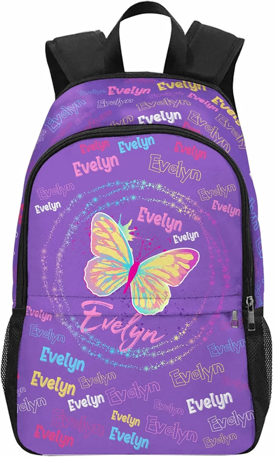 Custom Backpack for Kids Personalized School Backpacks Girls Boys with Name Customized School Bookbag with Lunch Box Bookbag for Daughter Son Fashion Unique Gift for Preschool Kindergarten