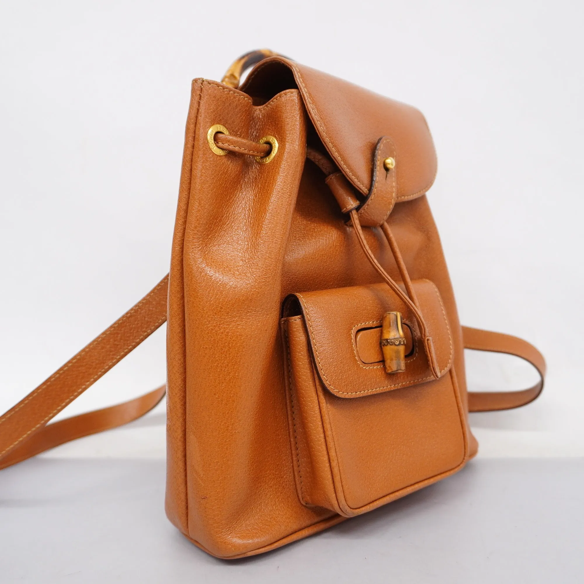 Customer-friendly  Rucksack Bamboo 1705 Brown Leather 0030 Backpack 003 Wholesale pricing Women's Gucci