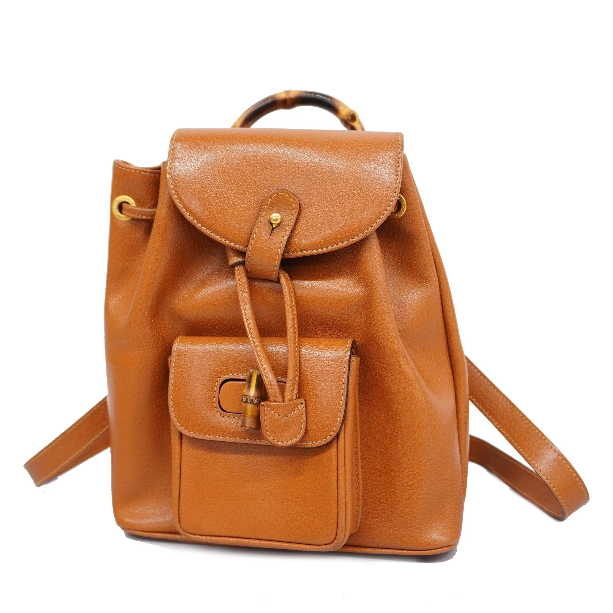 Customer-friendly  Rucksack Bamboo 1705 Brown Leather 0030 Backpack 003 Wholesale pricing Women's Gucci