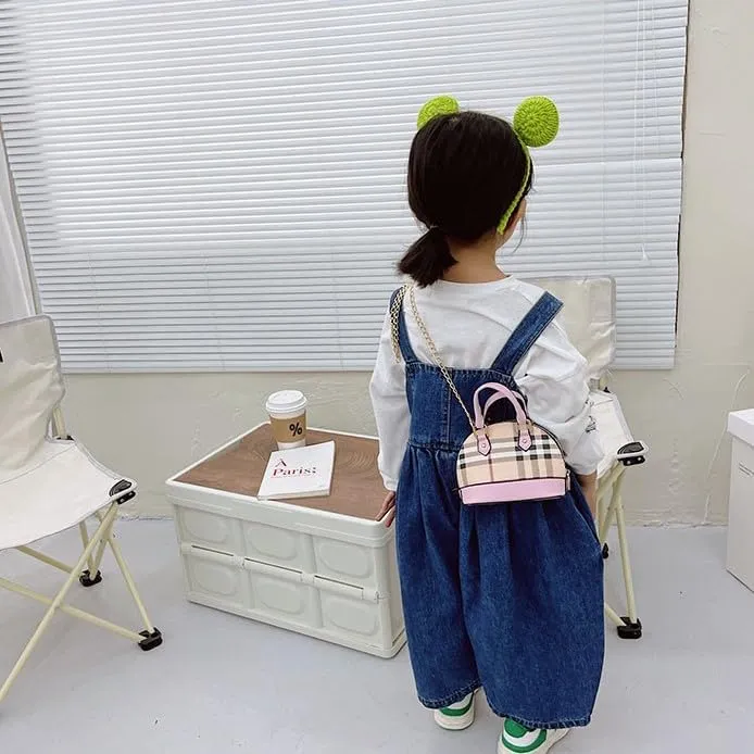 Cute Girl Mini Crossbody Kids Purse Toddler Shoulder Bag Handbag Birthday Gift Pretend Play Party Toy Holiday Christmas Gift