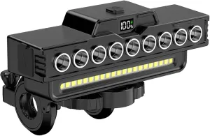 Cycle Headlight - Waterproof Safety Horn Lights for Bike - High Brightness Safety Lighting, Cycling Accessories for Mountain Trail Riding Long-Distance Adventure