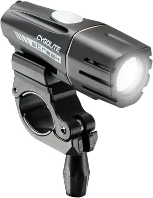 Cygolite Streak– 450 Lumen Bike Light– 5 Night Modes & Daytime Flash Mode– Compact & Durable– IP67 Waterproof– Secured Hard Mount– USB Rechargeable Headlight– for Road & Commuter Bicycles , Black