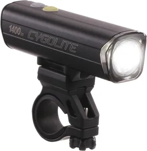 Cygolite Velocity Pro 1,400 Lumen Bicycle Light– Anodized Aluminum Alloy– 9 Light Modes– Fine Tunable Brightness- Compact, IP67 Waterproof– Secure Hard Mount– USB-C Recharge– Road & Mountain Bicycles