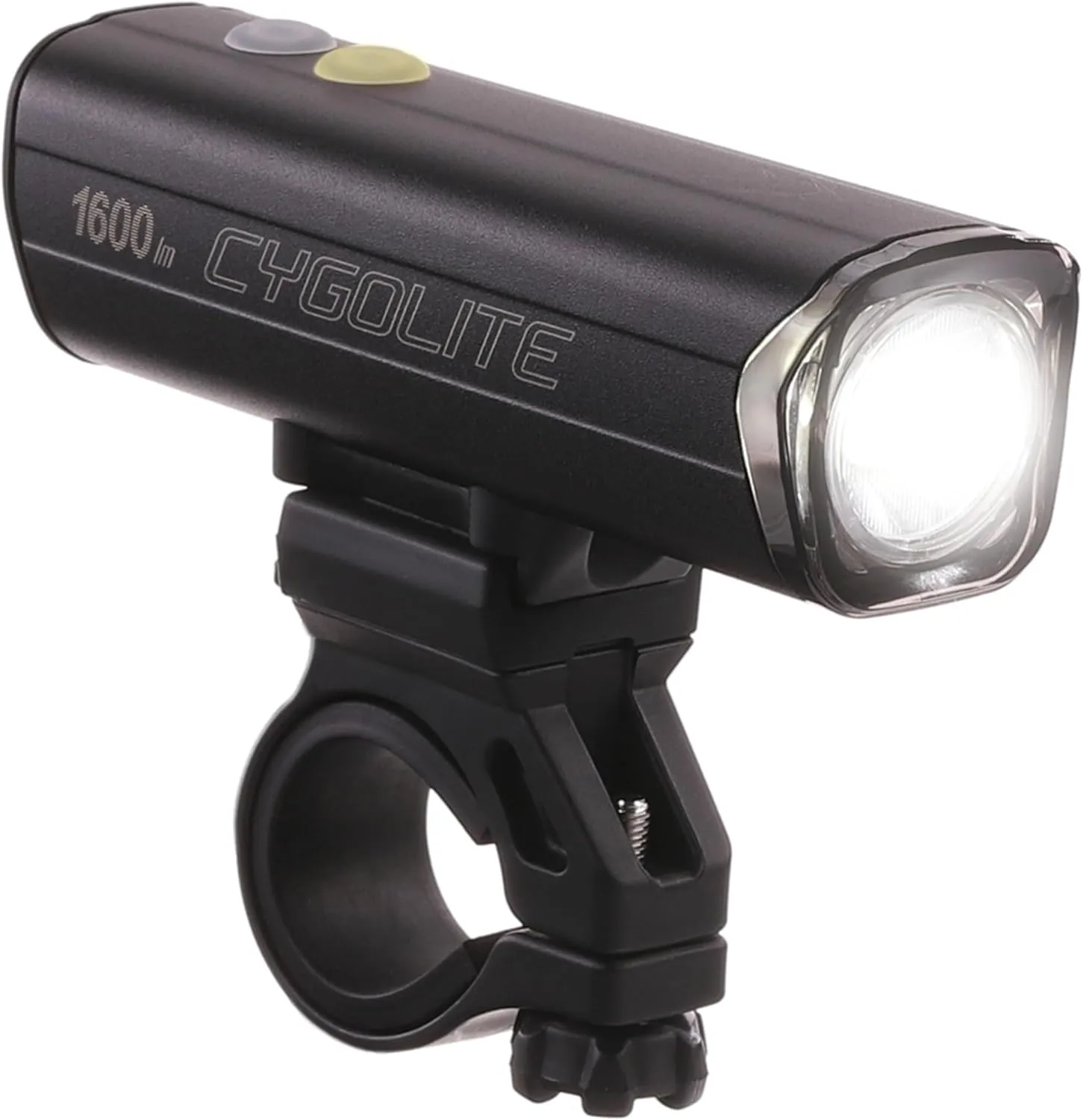 Cygolite Velocity Pro 1,600 Lumen Bicycle Light– Anodized Aluminum Alloy– 9 Light Modes– Fine Tunable Brightness- Compact, IP67 Waterproof– Secure Hard Mount– USB-C Recharge– Road & Mountain Bicycles