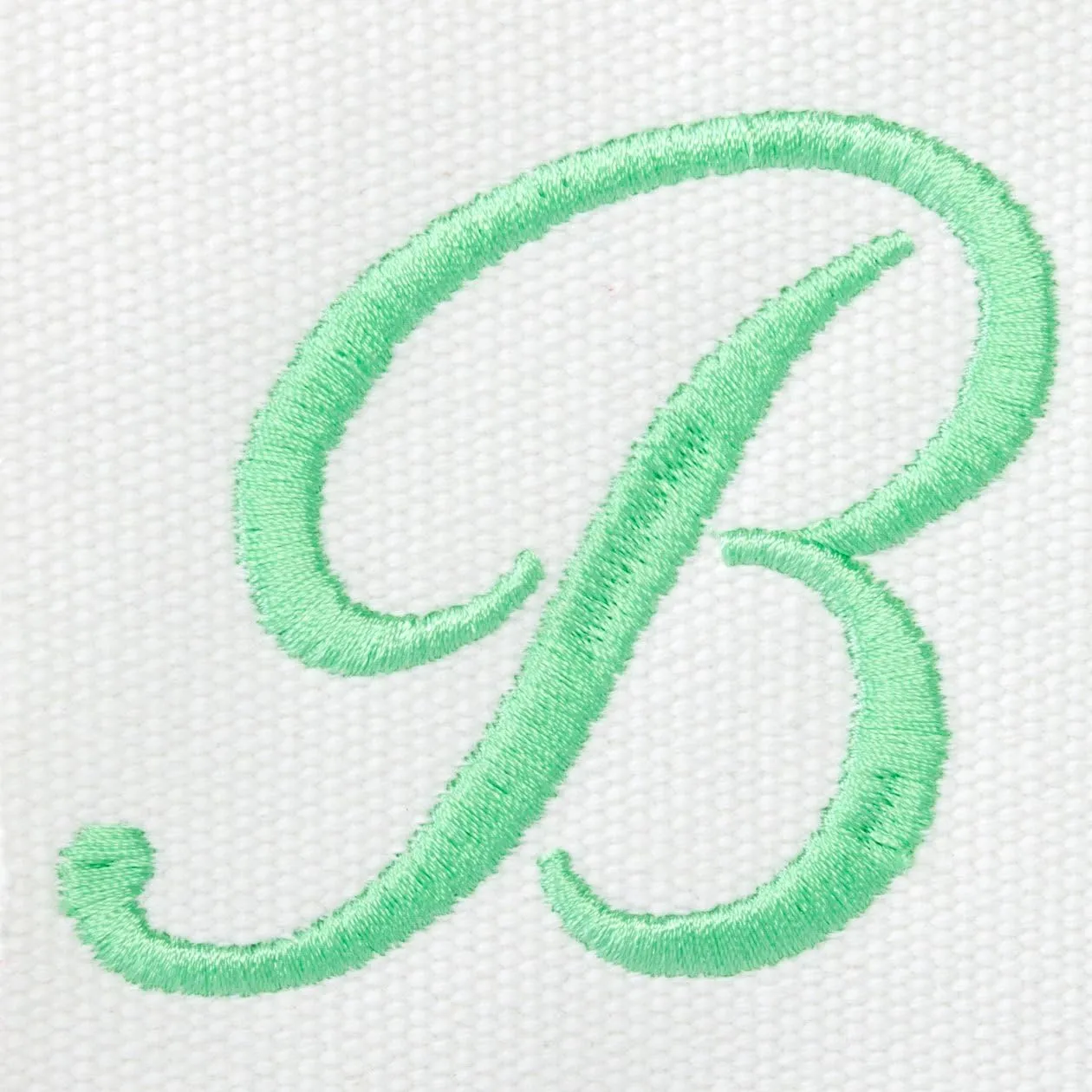 DALIX Monogram Beach Bag and Totes for Women Personalized Gifts Mint Green A -Z