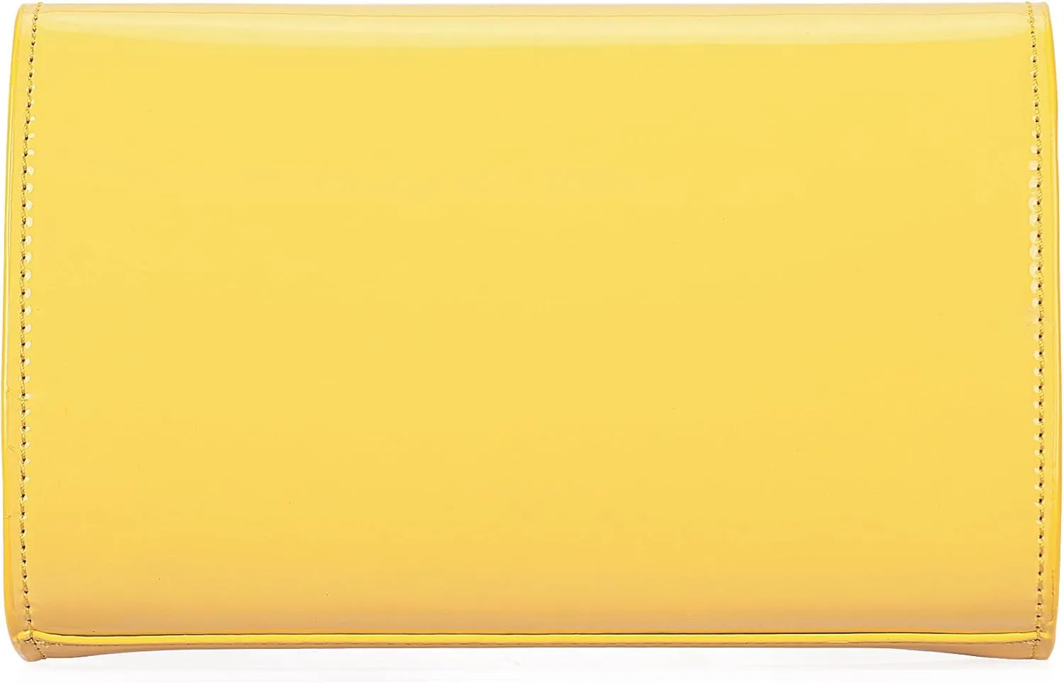DEXMAY Women Envelope Evening Clutch Handbag Faux Patent Leather Foldover Clutch Bag Formal Purse