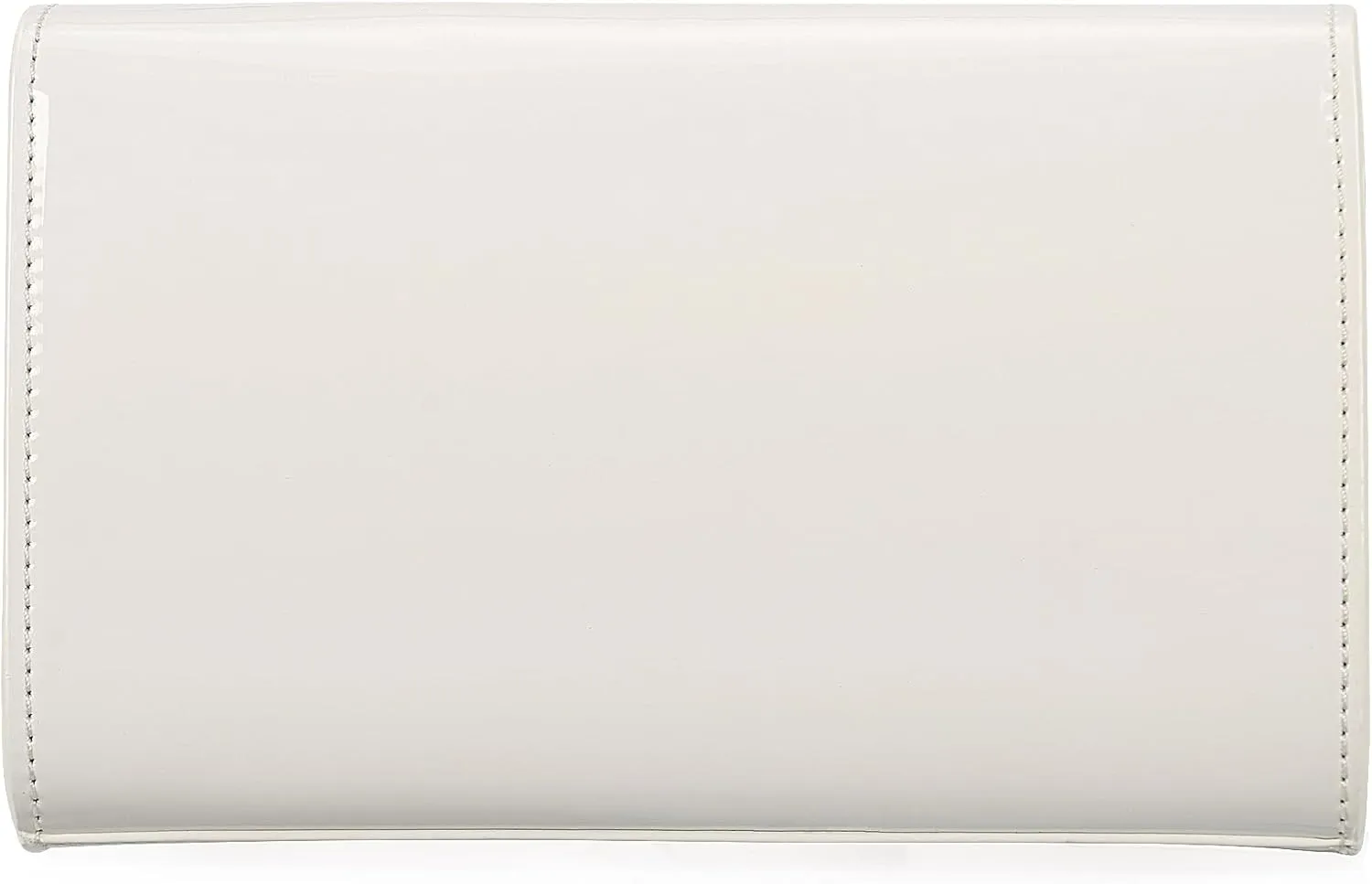 DEXMAY Women Envelope Evening Clutch Handbag Faux Patent Leather Foldover Clutch Bag Formal Purse