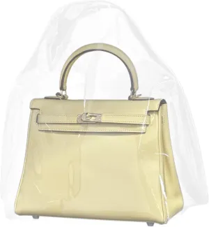 DGAZ Clear Dust Bags for Luxury Handbags,Waterproof Purse Storage Bag,Lightweight Handbag Protector(Small)