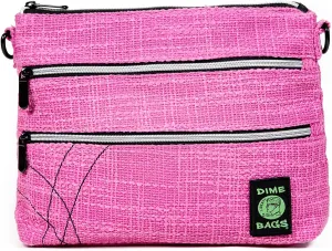 DIME BAGS - Day Tripper - Hemp Shoulder Bag, Crossbody and Clutch Purse, Custom Interior Lining by Ellie Paisley