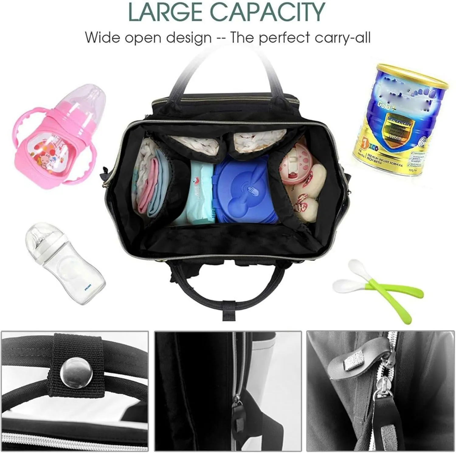 Divine Mercy Large Capacity Mummy Maternity Bag Multifunctional Diaper Backpack 3D Print Travel Backpack