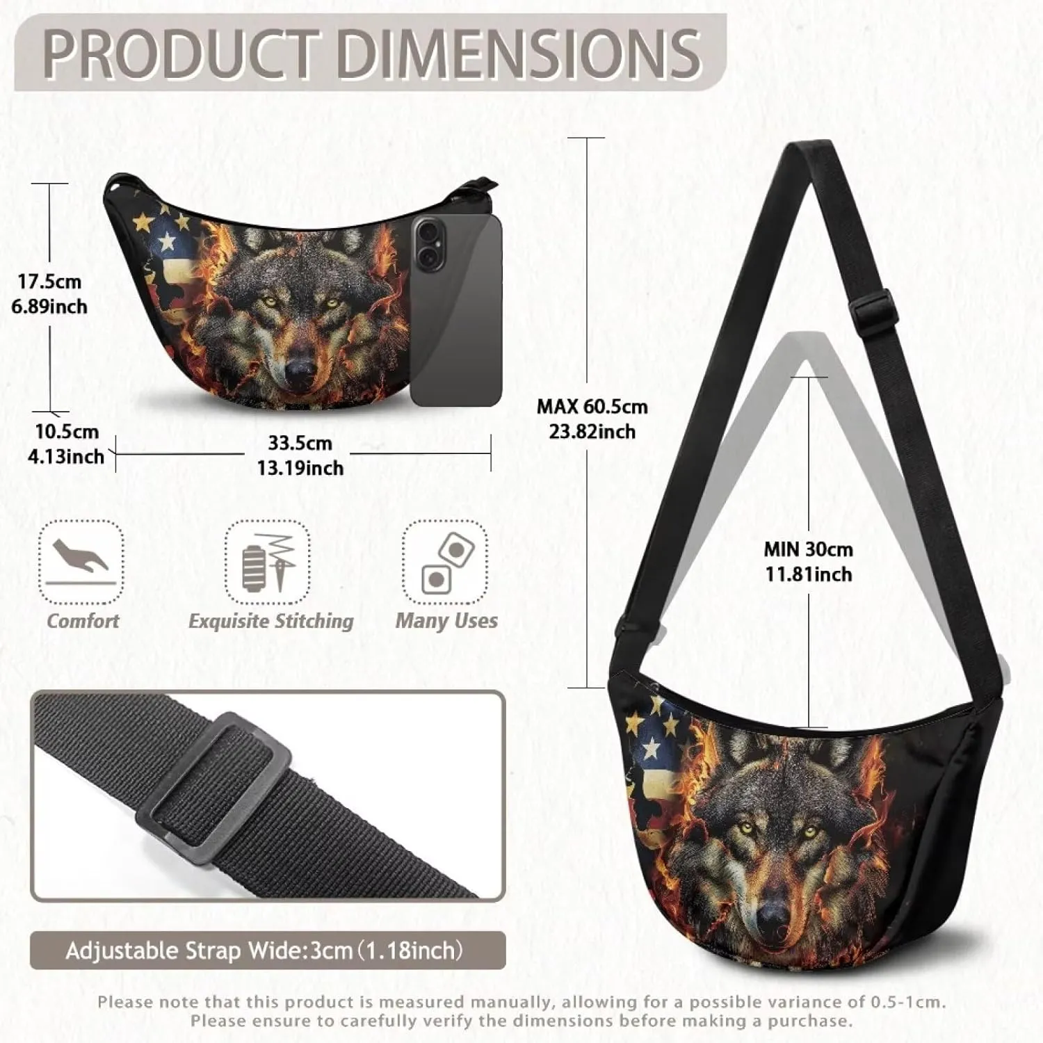 Dolyues Men's Small Sling Backpack - Versatile Crossbody Chest Bag for Travel, Hiking, and Outdoor Adventures