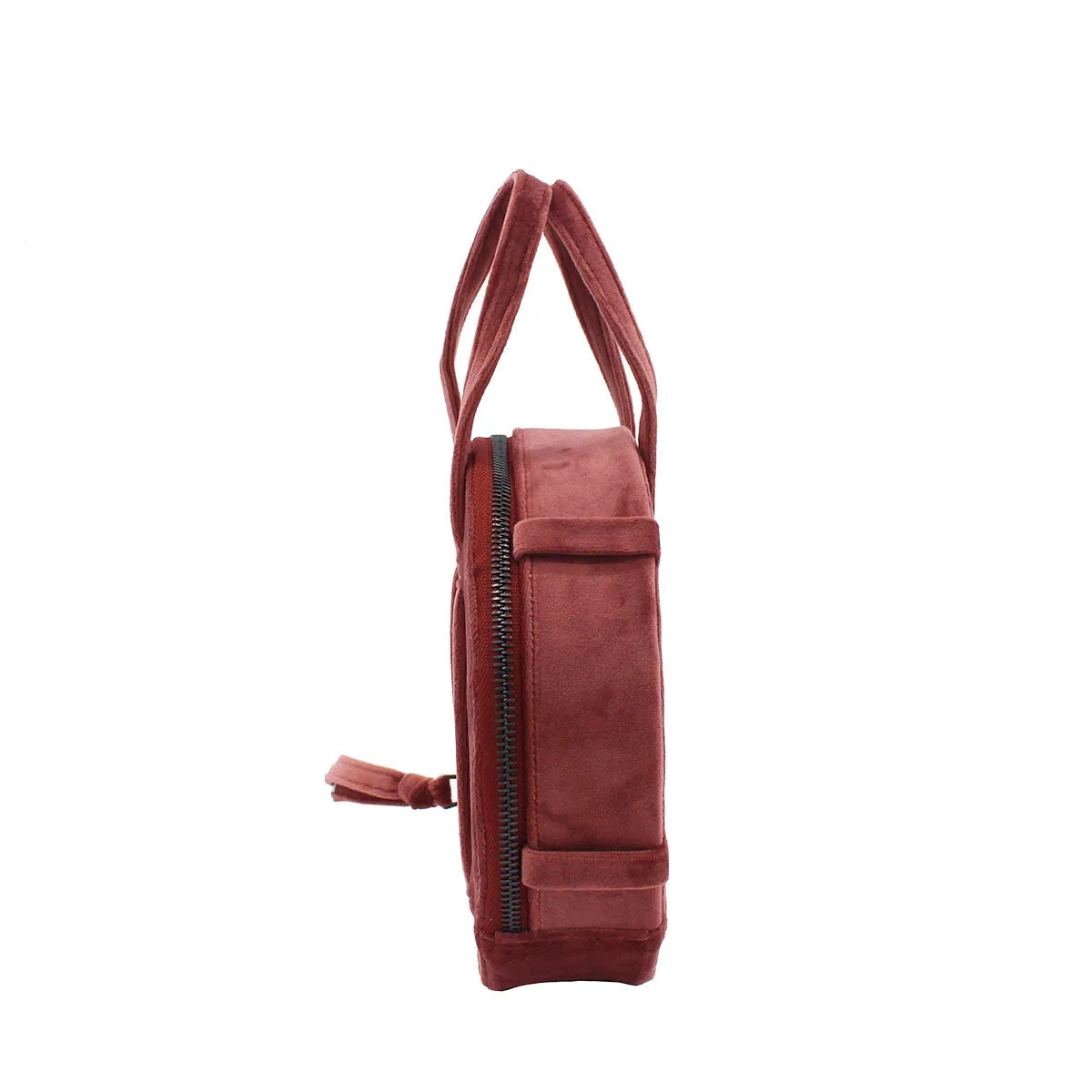 Dusty Rose | Velvet Circle Crossbody Bag