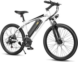 Electric Bike for Adults, Peak 1000W Ebike, 50Miles 21.7MPH Adult Electric Bicycles, 26" Electric Mountain Bike 48V 374.4WH Battery, Commuter E Bike with Adjustable Stem, Fenders, 21 Speed