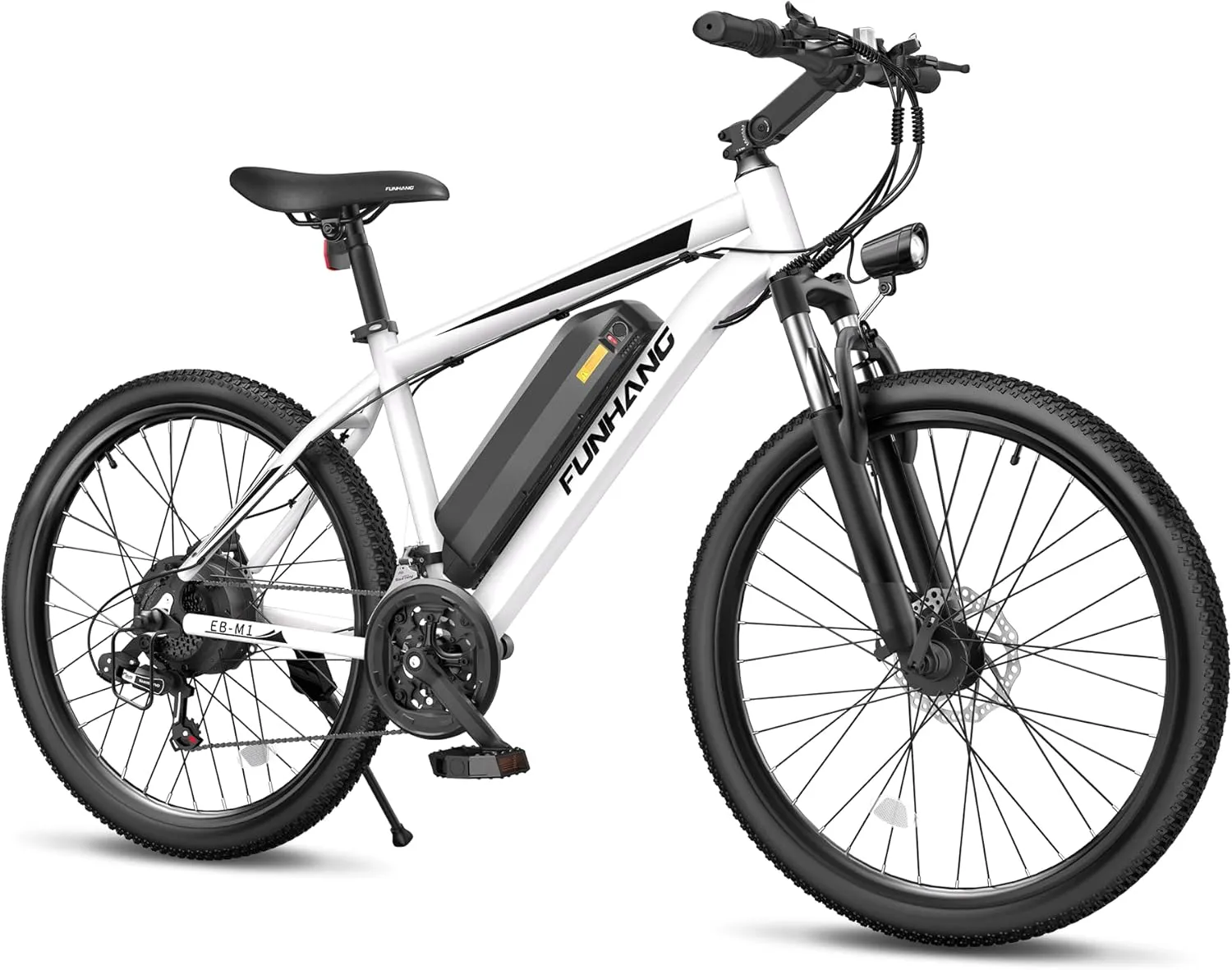 Electric Bike for Adults, Peak 1000W Ebike, 50Miles 21.7MPH Adult Electric Bicycles, 26" Electric Mountain Bike 48V 374.4WH Battery, Commuter E Bike with Adjustable Stem, Fenders, 21 Speed