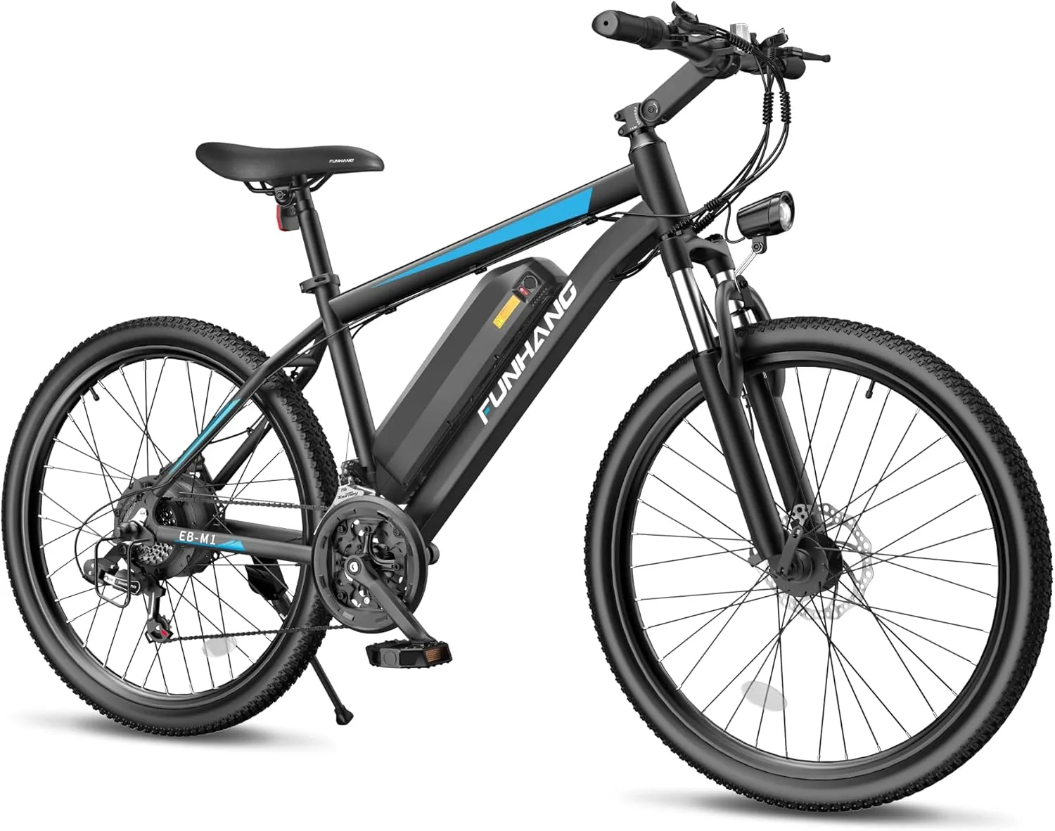 Electric Bike for Adults, Peak 1000W Ebike, 50Miles 21.7MPH Adult Electric Bicycles, 26" Electric Mountain Bike 48V 374.4WH Battery, Commuter E Bike with Adjustable Stem, Fenders, 21 Speed