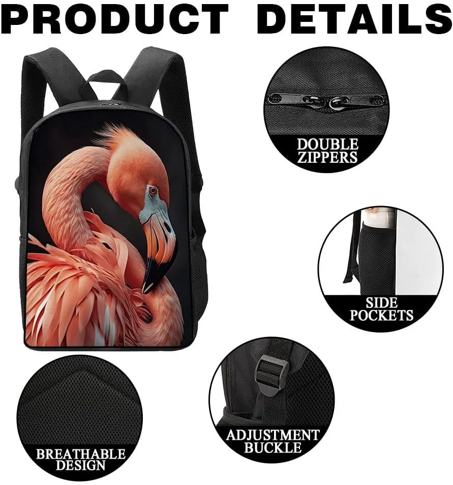 Emperor Penguin Backpack Casual Daypack Wild Animal Print Laptop Bag Bookbag for Work Travel Hiking 17 Inch Style 4