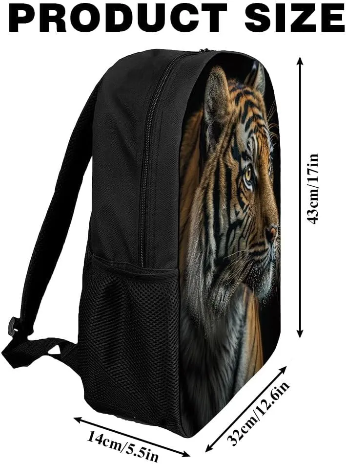 Emperor Penguin Backpack Casual Daypack Wild Animal Print Laptop Bag Bookbag for Work Travel Hiking 17 Inch Style 4