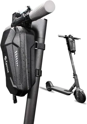 Epessa Scooter Storage Bag,Scooter Handlebar Bag,Front Hanging Bag Compatible with Mijia M365/M365 Pro/Segway ES1/ES2/ES3 Fit for Carrying Charger Tools Repair Tools|Large Capacity|EVA Material (3L)