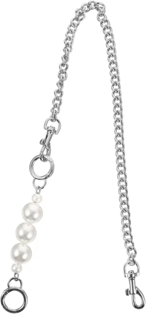 ERINGOGO DIY Pearl Chain Handbag Accessory Durable Metal Chain for Purse Replacement for Clutches Messenger Bags and Stylish Shoulder Bags for Travel and Everyday Use