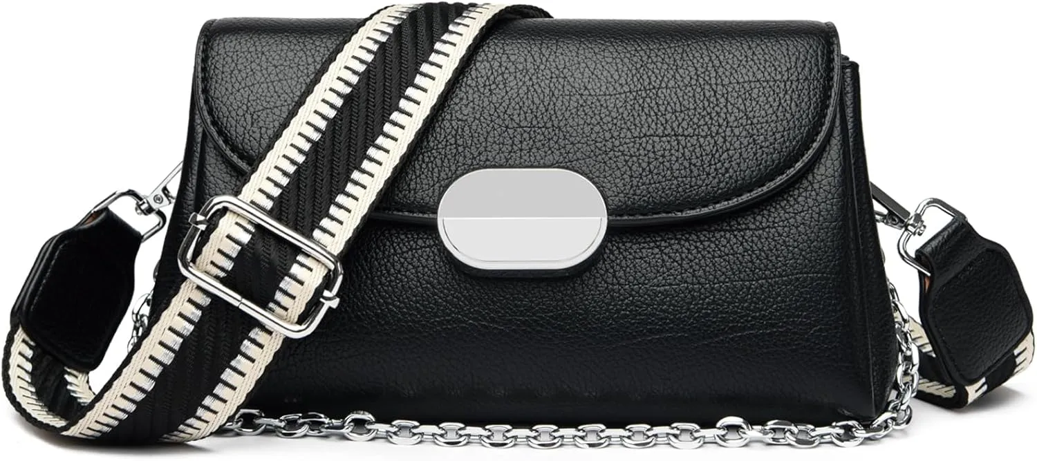 Eslcorri Small Crossbody Bags for Women Leather Trendy Shoulder Handbags Clutch Travel Concerts Purses Cute Satchel