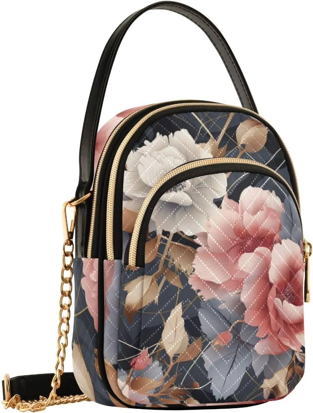 Fantasy Flowers And Birds Womens Shoulder Purse, Crossbody Shoulder Bag, Crossbody Handbags for Women