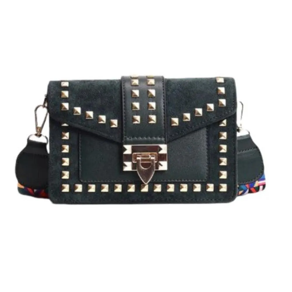 FASHNZFAB Betty Shoulder Bag -Velvet Finish