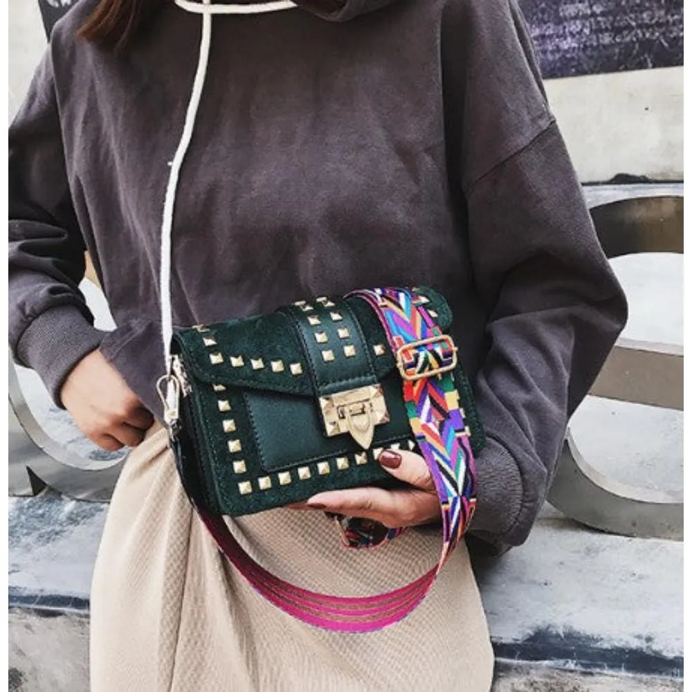 FASHNZFAB Betty Shoulder Bag -Velvet Finish