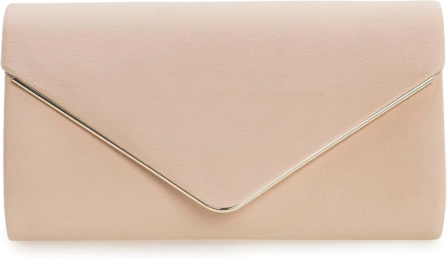 Faux Suede Evening Bag for Women New Classic Velvet Formal Clutch Purse for Prom/Wedding/Black-Tie Events