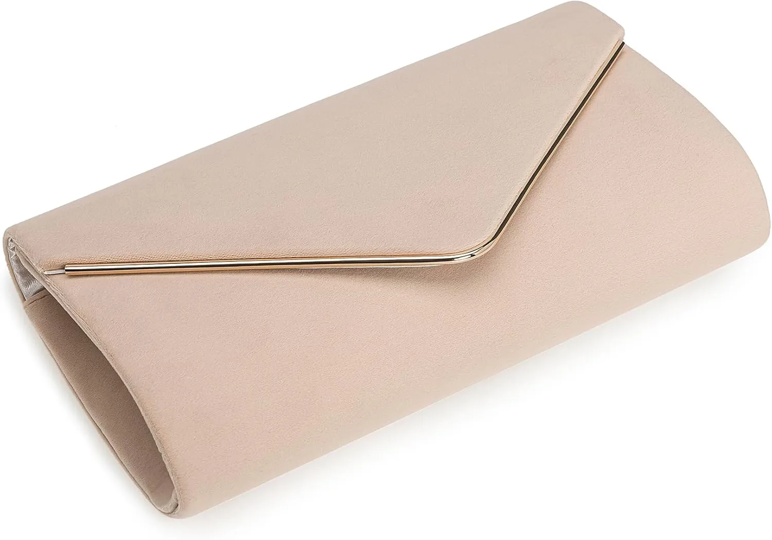 Faux Suede Evening Bag for Women New Classic Velvet Formal Clutch Purse for Prom/Wedding/Black-Tie Events