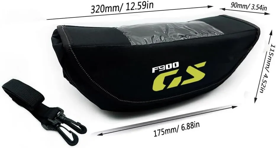 For 2025 2024 F900 GS F900GS Adventure F 900 GS Storage Bag Modern Waterproof Motorcycle Handlebar Travel Bag f900gs (LOGO 3)