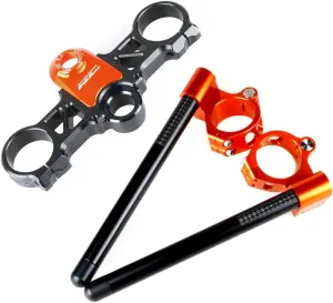 For RC390 RC200 2014-2021 CNC Racing Refit Clip On Handle Bars Front End Upper Top Clamp (Combination B)