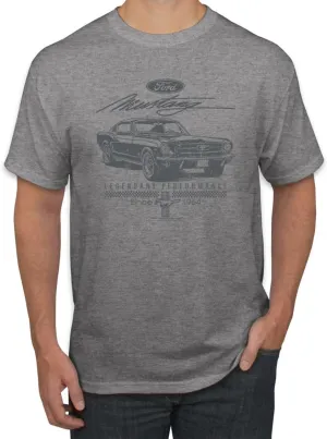 Ford Mustang Legendary Performance Est 1964 | Retro Vintage Cars and Trucks Shirt